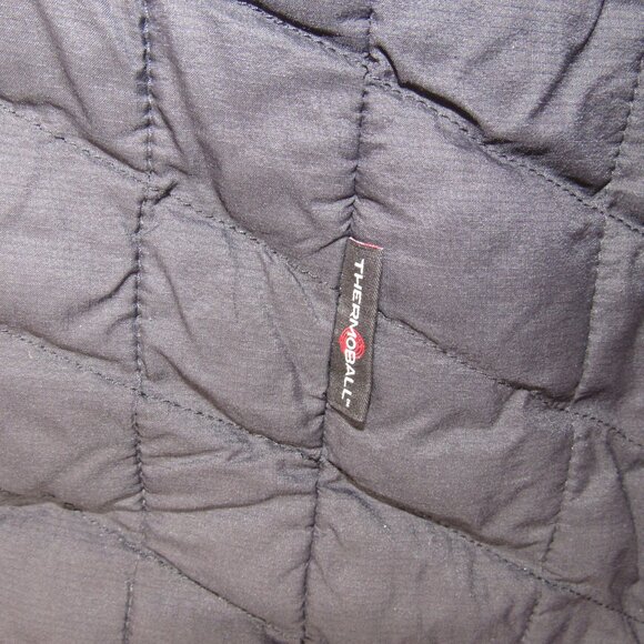 The North Face Quilted Thermoball Black Hooded Winter Parka Women's M Medium - Picture 9 of 10